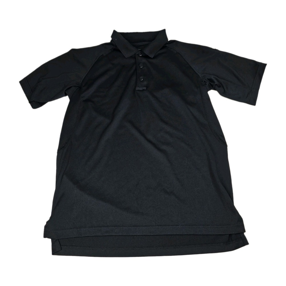 5.11 Tactical Series Polo Shirt Mens Medium M Black Short‎ Sleeve Performance